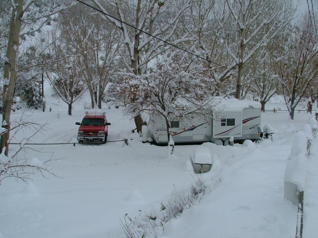 camping de invierno