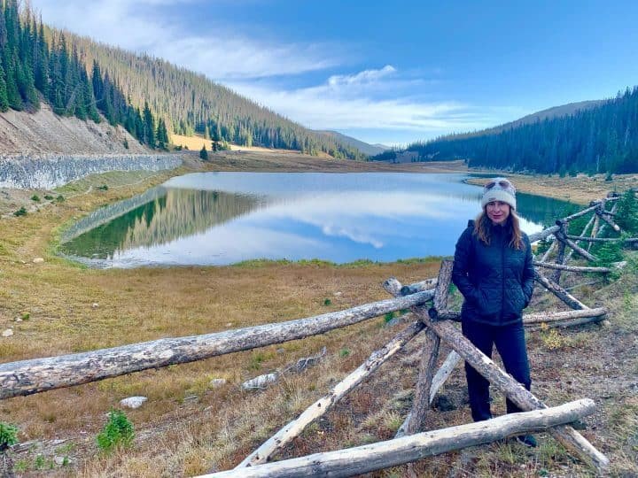Kelly en el Parque Nacional Timber Lake Rocky Mountain