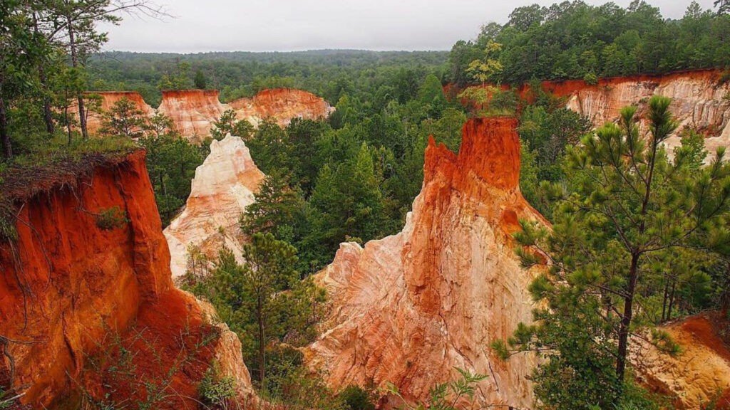 Vista del Pequeño Gran Cañón en Georgia