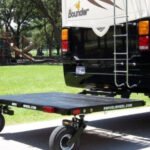 Swivelwheel-58 Portador de carrito de golf de doble rueda acoplado a una casa rodante