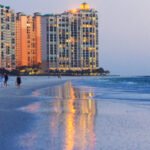 Vista de las playas de Marco Island